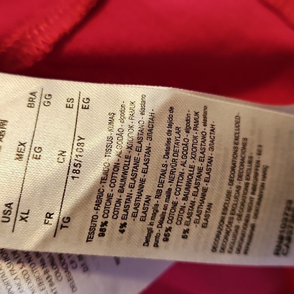 Armani Exchange Womens XL Polo Shirt Hot pink Logo Casual Golf Logo Top NWT - Picture 4 of 4